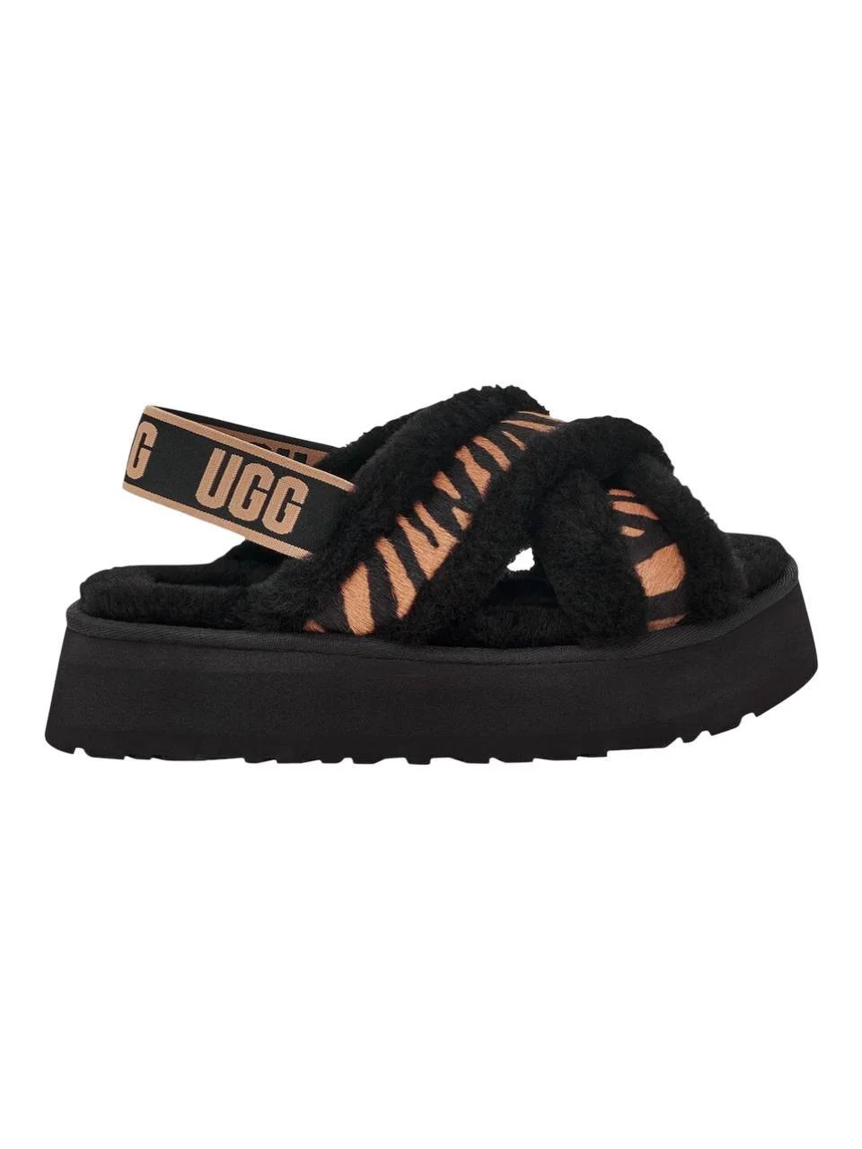 Ugg W Disco Cross Slide Tiger Print
