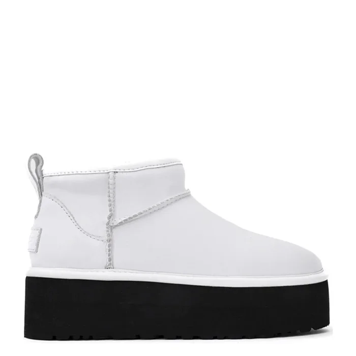 UGG Ultra Mini Platform Leather White